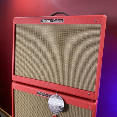 Fender Hot Rod Deluxe Limited Edition Texas Red set with Matching Extension Cabinet image 1