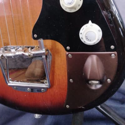 Teisco E-110 "Tulip" Electric Guitar 1960s - Tobacco Burst image 9