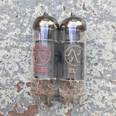2x Matching JJ EL84 / 6BQ5 output valves / tubes - Tested for sale
