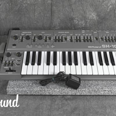 Roland SH-101 Gray Vintage Monophonic Synthesizer W/ MGS-1 Modalation Grib.
