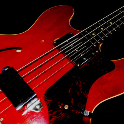 Epiphone EB 232 C Rivoli 1966 Cherry Red. Iconic Bass. Rare. image 13