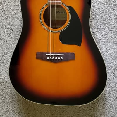 Ibanez PF15 Acoustic Guitar, Vintage Sunburst High Gloss image 1