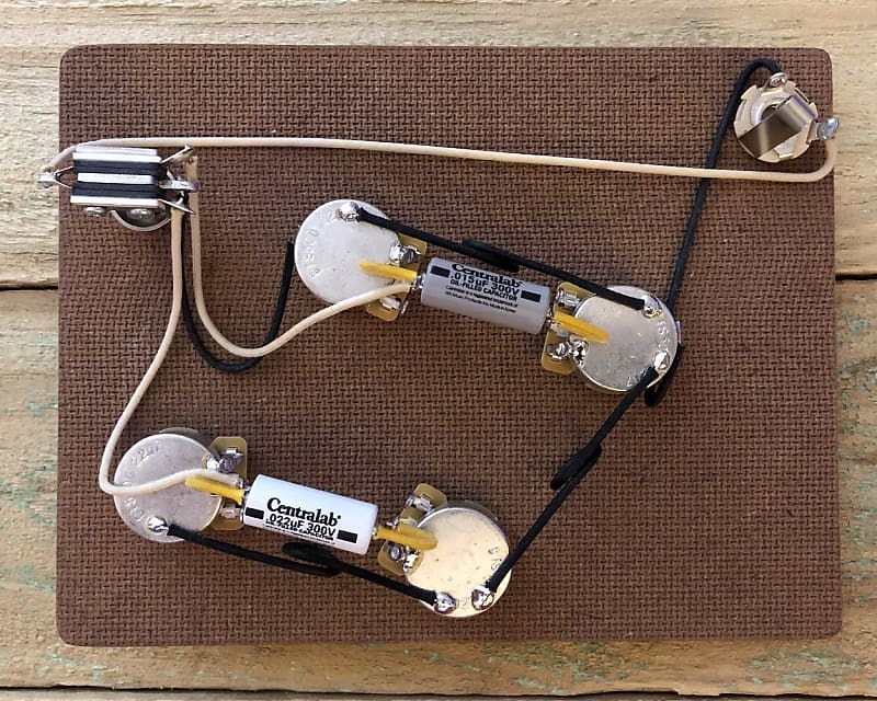Gibson  / Epiphone ES-335 ES-330 Woman Tone Mod Wiring Harness CTS Oil Caps Switchcraft Gavitt image 1