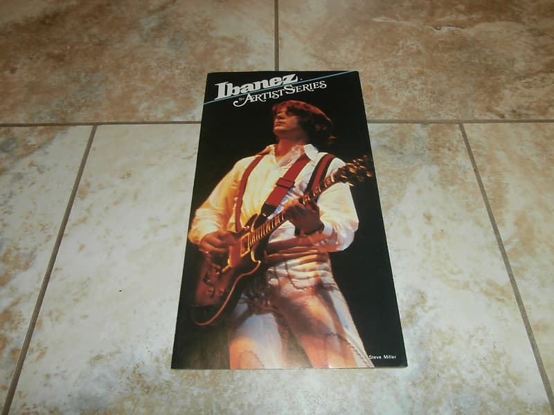 Vintage 1977 Ibanez Artist Series Catalog Pamphlet! 2640, Reverb