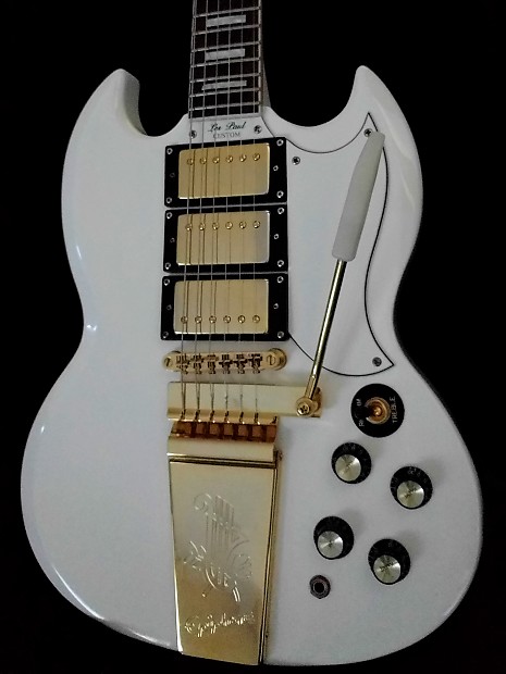 Epiphone sg white gold deals