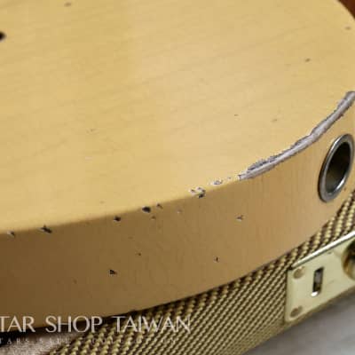 2023 Fender Custom Shop Limited Edition 1951 Telecaster HS Relic Aged-Nocaster Blonde image 23