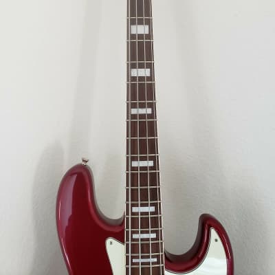 Fender FSR Jazz Bass '75 Reissue Candy Apple Red image 4