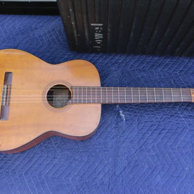 Vintage '60's Sweden Classical Guitar Solid Spruce Top Mahogany Highly Desirable Goya G-17 Model for sale
