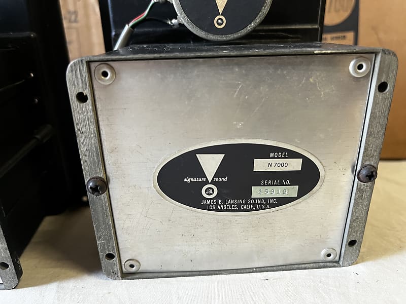 Pair of JBL N7000 crossover network w/ box | Reverb Pair of JBL N7000 crossover network w/ box | Reverb