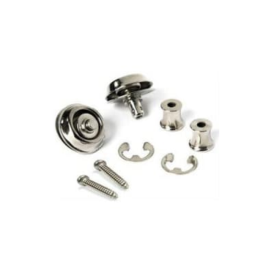 Dunlop Nickel Straplok Original Strap Lock Strap Retainer System Set SLS1101N image 2