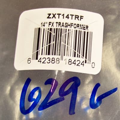 Zildjian FX 14" Trashformer Special Effects Cymbal/New/Model # ZXT14TRF/629Grams image 4