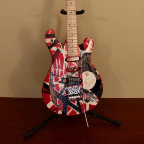 PRS Hand Made EVH Frankenstrat Tribute 2017 red black Reverb