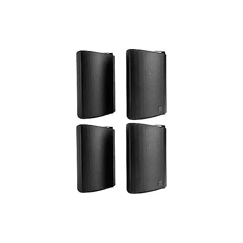 Definitive Technology Dymension AW-450 Outdoor Speaker Bundle ? 2 Pairs, All-Weather IP66 Surface-Mount Wired Speakers with 4.5&quot; Woofer, 1? Tweeter &amp; Passive Bass Radiator (Black)  			