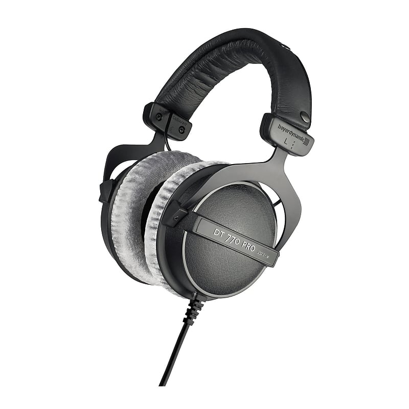 Beyerdynamic DT 770 PRO 80 Ohm Over-Ear Studio Headphones (Black) with Enclosed Design, Wired for Professional Recording and Monitoring image 1