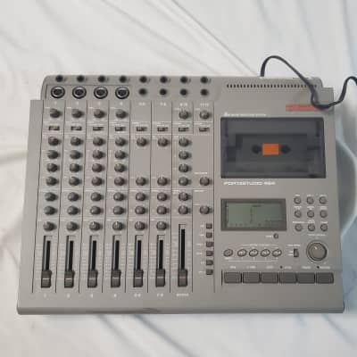TASCAM 464 Portastudio 4-Track Cassette Recorder 1990s - Gray image 1