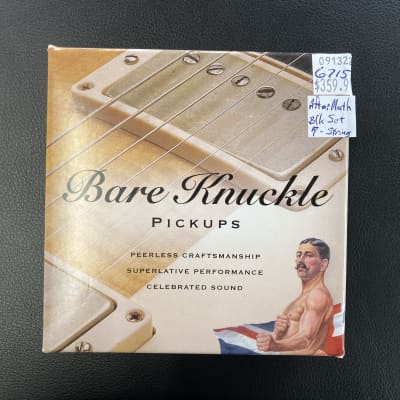 Bare Knuckle Aftermath 7-String Pickup Set Black Battleworn Covers 