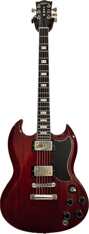 【希少】Aria Pro Ⅱ SL-420 SGタイプ エレキギター Aria Pro II アリアプロ2 SL-420 ウォルナット SGタイプ エレキ