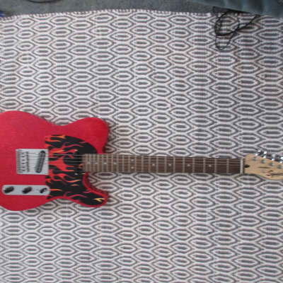 ~Cashified~ Fender Squier Red Sparkle Telecaster  w/Bridge HumBucker image 14