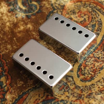 SGM Humbucker Pickup Covers Set of 2, Gibson Replacement, Chrome image 3