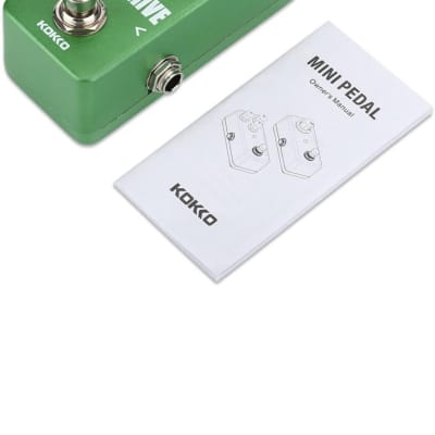 Guitar Mini Effects Pedal Over Drive - Warm and Natural Tube Overdrive Effect Sound Processor Portable Accessory for Guitar and Bass, Exclude Power Adapter Green - FOD3 image 5