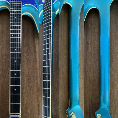 Guyatone Sharp Five LG-1200 Guitar, RARE, Blue Sparkle, MIJ