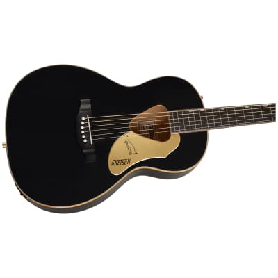 Gretsch G5021E Rancher Penguin Parlor Acoustic Electric Guitar, Black image 2