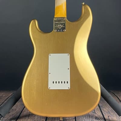 Fender Custom Shop Limited '62 "Bone Tone" Stratocaster, Journeyman Relic- Aged Aztec Gold (7lbs 1oz) image 2