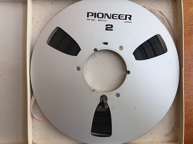Vintage Pioneer PR-100 267mm 10.5 Aluminum empty take up Reel (2)original.
