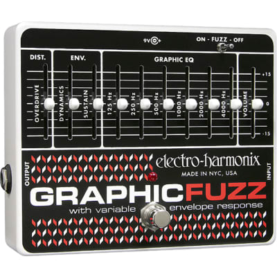 Electro-Harmonix EHX Graphic Fuzz EQ Distortion Sustainer Effects Pedal FX for sale