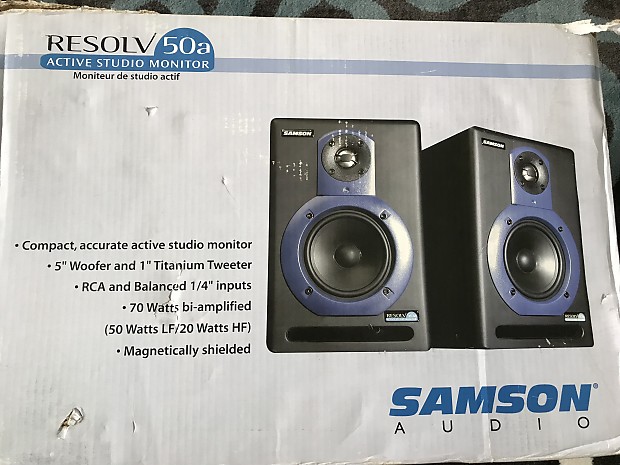 Samson Resolv 50a Active Studio Monitors | Reverb