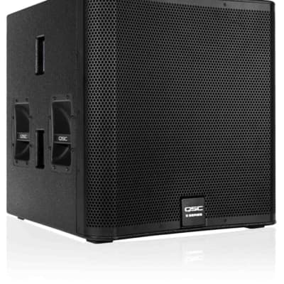 Open Box: QSC E118sw, 18 inches Externally Powered Loud Speakers, Live Sound Reinforcement Subwoofer - Black image 3