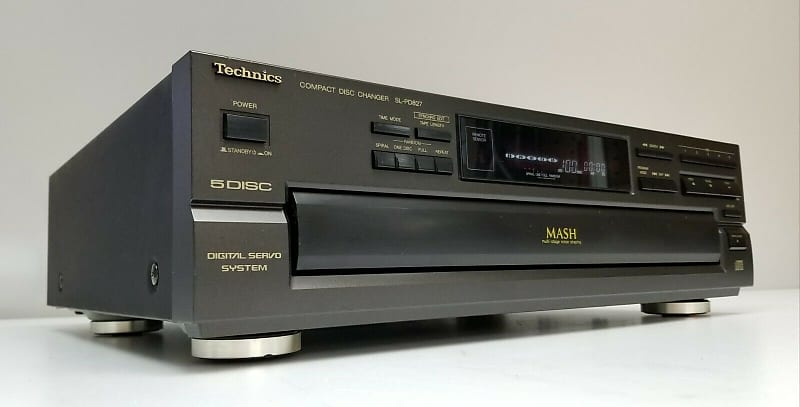 TECHNICS 5-DISC CAROUSEL orders CD PLAYER / CHANGER, MODEL SL-PD827, PRE-OWNED, IN VGC