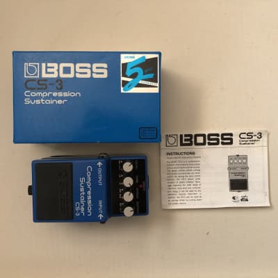 Boss CS-3 Compression Sustainer (Silver Label) 1997 - Present Blue image 7