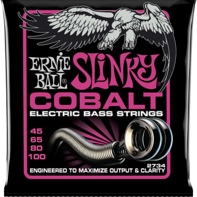 Ernie Ball 2734 Super Slinky Cobalt Electric Bass Strings image 1