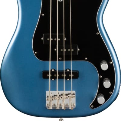 Fender American Performer Precision Bass, Maple Fingerboard, Satin Lake Placid Blue image 2