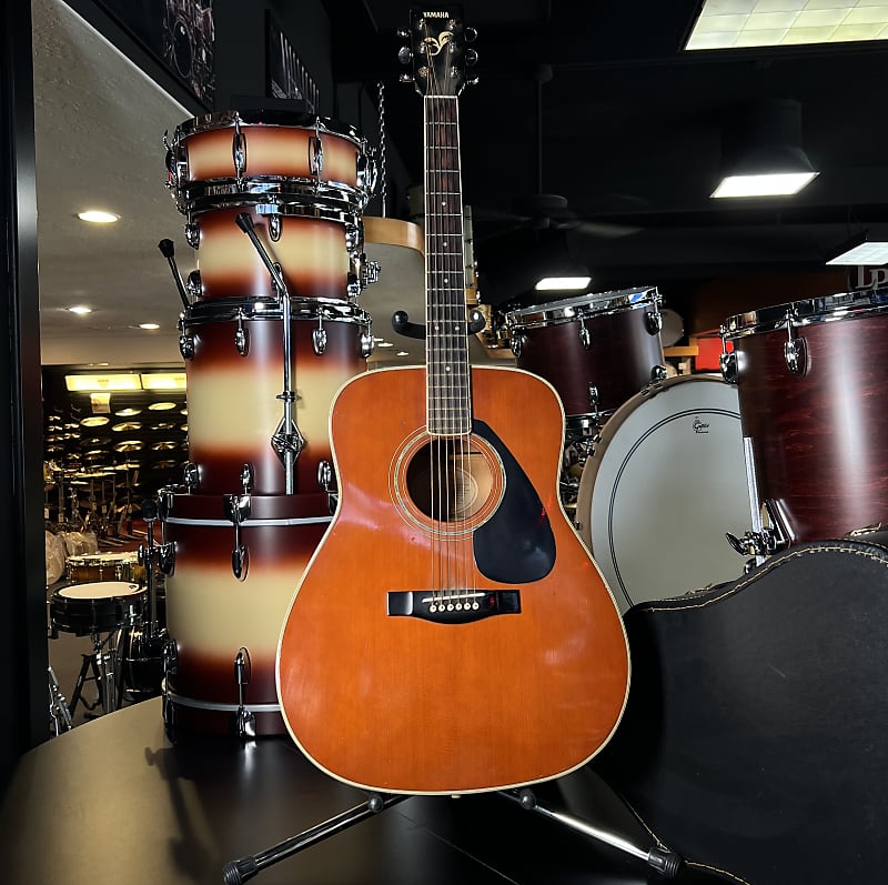 Yamaha FG-435A 6 String Acoustic Guitar with Case | Reverb