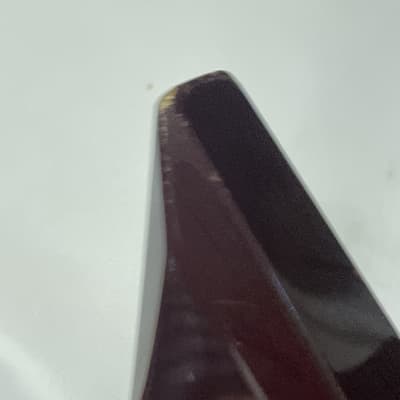 2005 MIJ Jackson RR3 RR Rhoads V Red Flame Guitar Body Floyd Tremolo Ready image 10