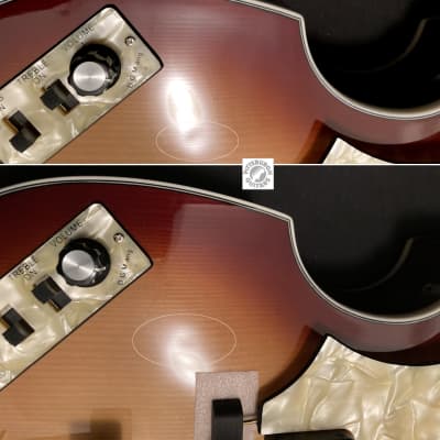 New Hofner Contemporary Series Beatle Bass, HCT500/1L-SB, Sunburst Finish, Left-Handed, B-Stock Sale, w/Free Shipping & Hard Case! image 9