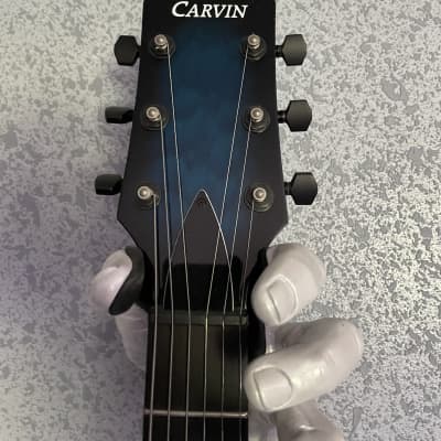 Carvin AE185 Acoustic/Electric Guitar Blue/ Black image 4