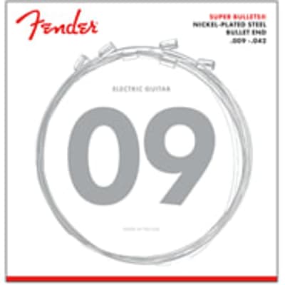 Fender Super Bullet® Strings, Nickel Plated Steel, Bullet End, 3250L Gauges .009-.042 image 1