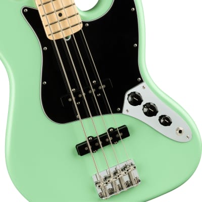 Fender American Performer Jazz Bass Satin Surf Green image 3