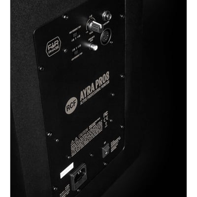 RCF Ayra Eight 8" Active Powered Bi-Amp 2-Way Studio Reference Monitor Speaker image 6
