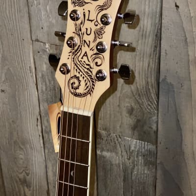 New Luna Henna Dragon Spruce Acoustic/Electric Guitar, Help Support Small Business & Buy It Here ! image 12