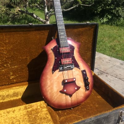 Tiny Moore’s Bob Venn Customs 5 string electric mandolin 1970s Birdseye Maple Burst image 1