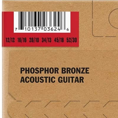 Dunlop DAP1252J Acoustic Phosphor Bronze Guitar Strings, Medium 12-String, .012/.012–.052/.030, 12 Strings/Set image 4