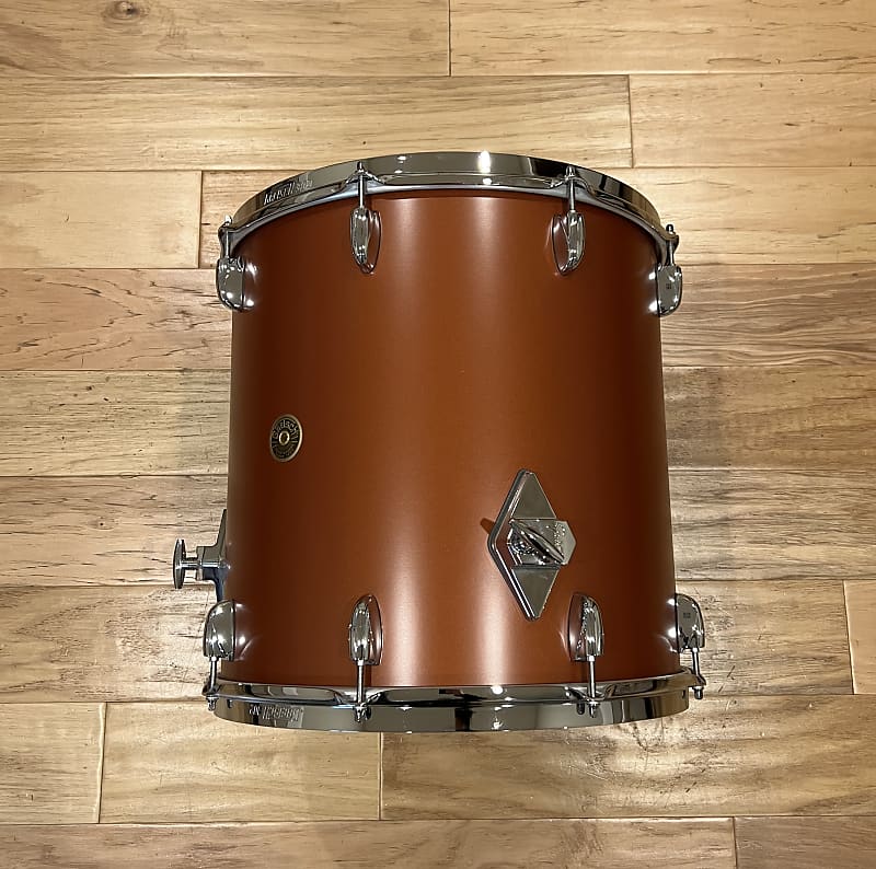 Gretsch Broadkaster 16x16" Floor Tom in Satin Bronze Reverb