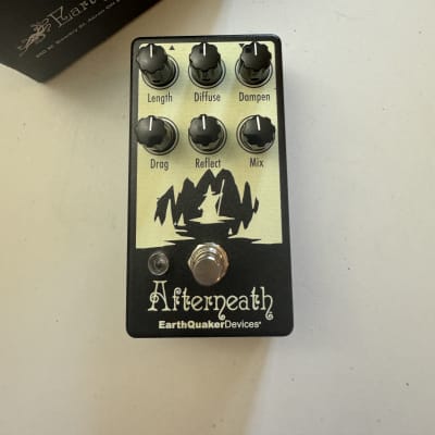 EarthQuaker Devices Afterneath Otherworldly Reverberation Machine V2 2017 - 2020 - Glow-in-the-Dark / Black Print image 4
