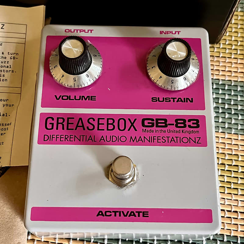 D*A*M Grease Box GB-83 Differential Audio Manifestationz Fuzz *free shipping