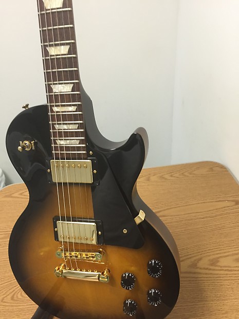 Gibson USA Les Paul Studio Gold Series 2013 Sunburst | Reverb