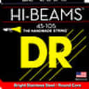 DR Hi-Beam bass guitar strings, Lite, 4 string, .040-.100